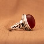 انگشتر عقیق خراسان کد 104